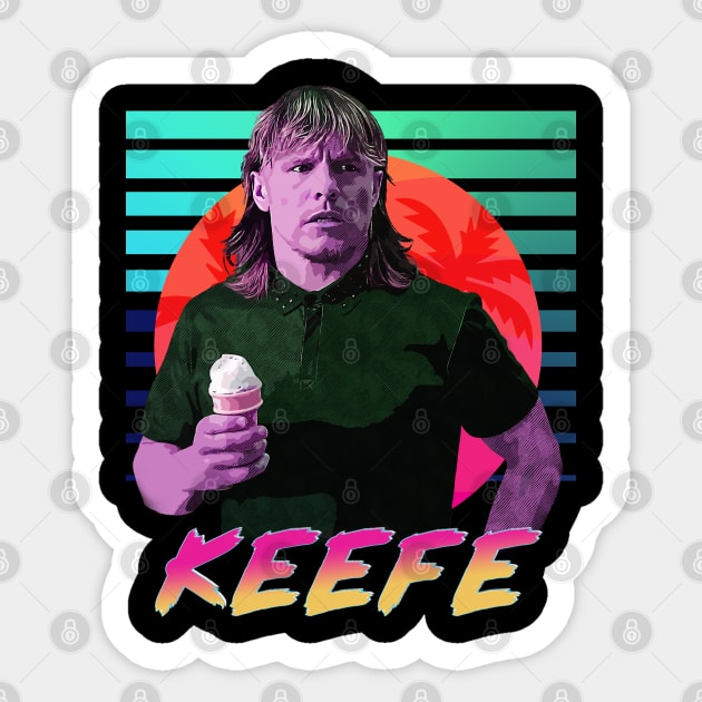 Neon Dreams // Keefe // Retro Design Sticker by Tv Moments